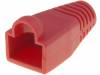 795-601306, Корпус вилки RJ45; Цвет: красный; 6мм, Conec