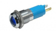 192A0357 LED Indicator, Blue, 500mcd, 24V, 14mm, IP67
