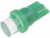 OST08WG01GD-G5DUT8E1A Лампочка LED; зеленый; T08; Uном: 12ВDC; 3,5лм; Кол-во диод: 1; 140°