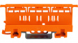 221-500 Держатель провода; 221; DIN-рейка; оранжевый