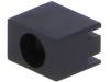 FIX-LED-314, Корпус LED; 3мм; полиамид; угловой; черный; UL94V-2; Кол-во диод:1, FIX&FASTEN
