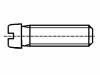 M5X8/BN404 Винт; M5x8; Головка: цилиндрическая; Шлиц: прямой; сталь; цинк