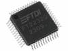 FT2232D Интерфейс; USB-UART x2, FIFO x2, MPSSE; Full Speed; LQFP48