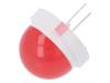 CQL-433 / HV LED; 20мм; красный; 900-7000мкд; 120°; Кол-во выв:2; 1?7мА; 30?33В
