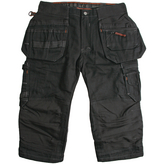 680070899-C48, High-water Trousers, Carpenter ACE Size C48/M black, Bjornklader