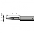 832KDLF Soldering Tip Chisel-shaped, extended 2.2 mm, 2.2 mm