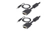 MXTHQMM5MA Coaxial Video Cable, VGA Plug/3.5 mm Jack Plug - VGA Plug/3.5 mm Jack Plug, 1920 x 1200, 5m