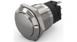82-5161.1000 Pushbutton Switch, 1CO, Momentary Function, Silver