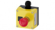 3SU1851-0NB10-4GB2 Emergency Stop Switch Assembly, 2NC, Red / Yellow, 10 A, 500 V, Spring Terminal