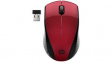 7KX10AA#ABB Wireless Mouse 220 2.4 GHz/USB Nano Receptor 1600dpi Black / Red