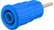 23.3130-23 Safety Socket 4mm Blue 24A 1kV Gold-Plated