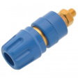 PKI 10 A Au blue Binding post diam. 4 mm blue