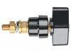 POL 102 L / SW Зажим лабораторный; черный; 1кВDC; 100А; Контакты: латунь; 81мм