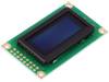 DEP 08201-Y, Дисплей: OLED; 8x2; Размер окна:38x16мм; Разм:58x32x10мм; желтый, Display Elektronik