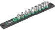 05005400001 Zyklop Socket Set, Hex, 9 Pieces, 1/4"