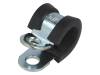 LKD11012 Хомуты; Oпетли: 10мм; W: 12мм; сталь; Материал корпуса: EPDM; W1