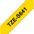 TZE-S641 Label Tape 18 mm Black on Yellow 8 m