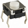 B3W-1000 Tactile Switch, 50 mA, 24 VDC