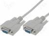 AK-610106-030-E, Кабель; D-Sub 9pin гнездо, с обеих сторон; 3м; серый, ASSMANN