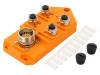 ASBSV 4/LED 5, Разветвительная коробка; M12; PIN:5; гнездо; 4А; -15?80°C; IP67, Lumberg Automation (Belden brand)