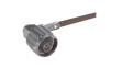 16 N-50-3-27/133 NH RF Connector, N-Type, Brass, Plug, Right Angle, 50Ohm, Solder Terminal, Crimp Terminal