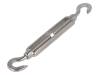 SCI-B-M5-A4 Turnbuckle; acid resistant steel A4; for rope; hook/hook; 8mm