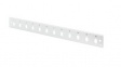 DN-96206-QL Fiber Optic Splice Box Front Panel, 12x SC / LC / E2000 Sheet Steel Grey