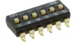 418121270806 DIP Switch Raised 6-Pin 2.54mm Gull Wing