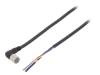 XS3F-M422-402-R Соединительный кабель; M8; PIN: 4; угловой; 2м; вилка; 1А; 0?70°C