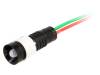 LB-D5-24AC/DC Индикат.лампа: LED; вогнутый; 24ВDC; 24ВAC; Отв: O11мм; IP40