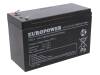 EV 9-12 T2, Аккум: свиноцово-кислотный; 12В; 8Ач; AGM; необслуживаемый, EUROPOWER