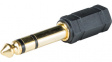 RND 205-00595 Stereo Audio Adapter 6.3 mm Plug - 3.5 mm Socket