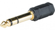 RND 205-00595 Stereo Audio Adapter, 6.3/3.5 mm