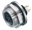 09 0404 90 02 Panel-mount socket, 2-pole Poles 2 4 A 125 VAC/VDC