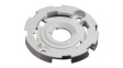 F15256 HEKLA-SOCKET-D Base Part, 44 x 5.5mm, White