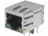LMJ1998823130DL1TOJ, Гнездо; RJ45; PIN:8; экранированный, со LED; Конфиг.выводов:8p8c, Amphenol