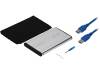 UA0106A Корпус для дисков:2,5"; USB 1.1,USB 2.0,USB 3.0; серебристый
