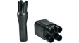 418-4-B8W2 PO-X BK Heat Shrink Breakout Boots 4