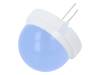 CQL-434-2, LED; 20мм; голубой; 160-750мкд; 120°; Кол-во выв:2; 5?20мА; 5,3?6В, POLAM-ELTA