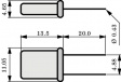 NMP073-E Кварцевый резонатор 7.3728 MHz