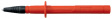 SPS 7310 Ni / RT Safety Test Probe diam. 4 mm Red