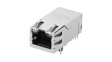 TMJK6064A9NL Industrial Connector, 1G Base-T, PoE+, RJ45, Socket, Right Angle, Ports - 1, Contacts - 8
