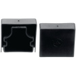 PIK EK 15/15 Cable Trunking Edge Protection End Cap 15 mm TPE-E, Black