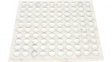 RND 455-00580 Rubber Feet  diam. 11.7 mm x 6 mm Clear