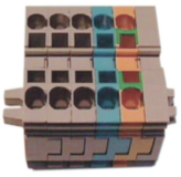 ZDUBMA, Terminal block 5-pin for direct installation, Weidmuller
