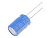 UBW1J221MHD Конденсатор: электролитический; THT; 220мкФ; 63ВDC; O12,5x20мм