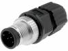 LTW12-05BMMA-SL8001, Вилка; М12; PIN:5; "папа"; код A-DeviceNet / CANopen; на провод, Amphenol