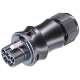 RST20I5S S1 ZR2 V SW, Connector, male Plug Screw Connection, Wieland Electric