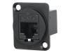 CP30222MB Соединитель; FT; Кат:6; гнездо RJ45,с обеих сторон; 19x24мм