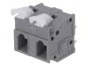 DG242V-7.5-02P-11-00AH Зажимная рейка для печатных плат; прямой; 7,5мм; Кол-во полюс:2